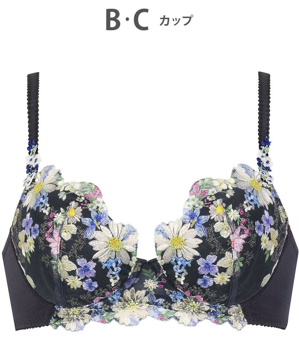 【ウィング/Wing】のブラジャー Wing Lesiage サイドすっきり しっかりフィット 【2850シリーズ】 パッド有 ブラ PB2850 ウイング/ワコール インテリア・キッズ・メンズ・レディースファッション・服の通販 founy(ファニー) 　ファッション　Fashion　レディースファッション　Fashion for Women　アンダー　Underwear Essentials　フィット　Fit, Slim Fit　ブラジャー　Bra, Lingerie　プリント　Print, Printed Pattern　レース　Lace, Lace Fabric　ワイヤー　Wire, Wired Bra　コン|ID: prp329100004862232 ipo3291000000036086222