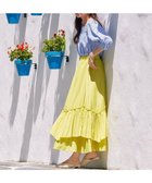 【ティアクラッセ/Tiaclasse】の【洗える】ギャザーフリルティアードスカート 人気、トレンドファッション・服の通販 founy(ファニー) ファッション Fashion レディースファッション Fashion for Women スカート Skirts ティアードスカート Tiered Skirts アクセサリー Fashion Accessories ウォッシャブル Machine Washable カットソー Cut and Sewn Top シンプル Simple, Minimal チュニック Tunic, Long Top ティアード Tiered, Tiered Style ティアードスカート Tiered Skirt, Flounced Skirt トレンド Trend, Trending Now フリル Frill, Ruffle フレア Flare, Flared ポケット Pocket, Pocket Detail マキシ Maxi, Full Length ランダム Random, Irregular ロング Long, Long-Length エレガント 上品 Elegant 再入荷 Restock / Back in Stock 切替 Switching, Contrast Panel 夏 Summer 新作・新入荷 New Arrivals / New In 春 Spring S/S・春夏 SS, Spring/Summer, Warm Season 洗える Machine Washable 秋 Autumn thumbnail イエロー|ID: prp329100004862234 ipo3291000000036086283