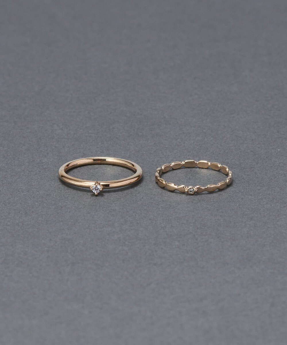 【フィービィー/phoebe】の【金属アレルギー対応】2setグレイングリッターリング シャンパンゴールド 人気、トレンドファッション・服の通販 founy(ファニー) 　ファッション　Fashion　レディースファッション　Fashion for Women　アクセサリー　Fashion Accessories　エレガント 上品　Elegant　 other-1|ID: prp329100004862239 ipo3291000000036086451