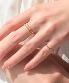 【フィービィー/phoebe】のフェミニンプレイスドビジューセットリング ゴールド 人気、トレンドファッション・服の通販 founy(ファニー) ファッション Fashion レディースファッション Fashion for Women アクセサリー Fashion Accessories シンプル Simple, Minimal ビジュー Bijou, Jewel-like Accent ローズ Rose, Rose Motif エレガント 上品 Elegant thumbnail ゴールド|ID: prp329100004862241 ipo3291000000036086483