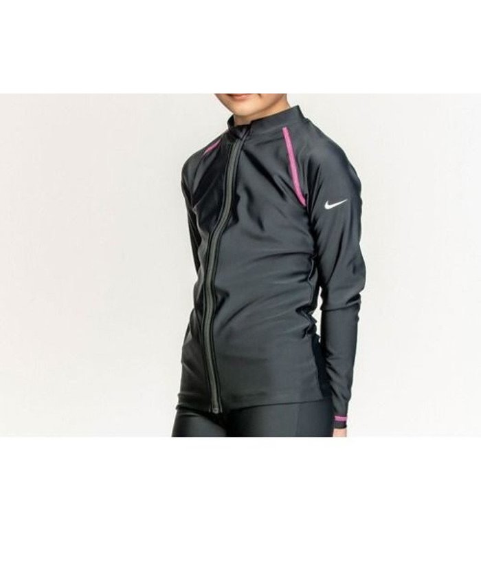 【三愛水着楽園/San-ai Resort】の【NIKE】ナイキ GIRLS ロングスリーブ F/Z UV ハイドロガード インテリア・キッズ・メンズ・レディースファッション・服の通販 founy(ファニー) https://founy.com/ ファッション Fashion レディースファッション Fashion for Women 水着 Swimwear レディース水着・ビーチウェア Swimwear & Beachwear おすすめ Recommended / Our Picks ジップ Zip, Zipper スリーブ Sleeve, Long Sleeve / Short Sleeve ロング Long, Long-Length 夏 Summer S/S・春夏 SS, Spring/Summer, Warm Season 水着 Swimsuit, Swimwear A/W・秋冬 Autumn/Winter 長袖 Long Sleeve, Full Sleeve |ID: prp329100004862252 ipo3291000000036086645