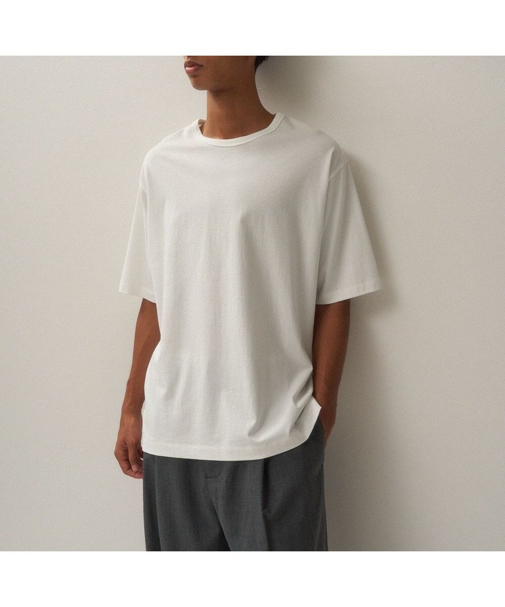 【エイトン/ATON】のDRY COTTON JERSEY クルーネックTシャツ - UNISEX 人気、トレンドファッション・服の通販 founy(ファニー) 　ファッション　Fashion　レディースファッション　Fashion for Women　トップス・カットソー　Cut & Sew Tops　シャツ・ブラウス・オフィスカジュアル　Elegant Blouses & Button-Ups　ロングTシャツ・Tシャツ　Longline T-Shirts & Tees　カットソー・ベーシックTシャツ　Cut-and-Sewn Tops / Stretch Tees & Basics　ユニセックス　Unisex, Genderless　インナー　Innerwear　カットソー　Cut and Sewn Top　ジャケット　Jacket, Outerwear　スリーブ　Sleeve, Long Sleeve / Short Sleeve　セーター　Sweater, Knitwear　モックネック　Mock Neck, Short Turtleneck　リラックス　Relax, Relaxed Fit　ロング　Long, Long-Length　半袖　Short Sleeve, Half Sleeve　吸水　Absorbent, Quick-Dry　夏　Summer　S/S・春夏　SS, Spring/Summer, Warm Season　A/W・秋冬　Autumn/Winter　 other-1|ID: prp329100004862263 ipo3291000000036086896