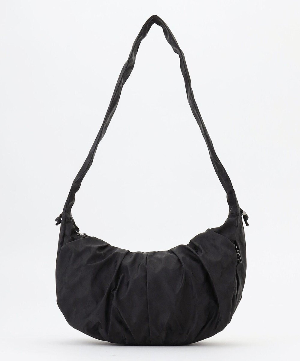 【イザック/Y'SACCS】の迷彩ジャカードシャーリングショルダーバッグ インテリア・キッズ・メンズ・レディースファッション・服の通販 founy(ファニー) 　ファッション　Fashion　レディースファッション　Fashion for Women　バッグ　Bags　シャーリング　Shirring, Ruched　ショルダー　Shoulder, Shoulder Strap　スマート　Smart, Elegant　ドローストリング　Drawstring, Pull Cord　ハーフ　Half, Half-Length　フェミニン　Feminine, Girly　ポケット　Pocket, Pocket Detail　ブラック|ID: prp329100004862269 ipo3291000000036087069