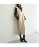 【イェッカ ヴェッカ/YECCA VECCA】のニット切替フェイクスエードジャンスカ 人気、トレンドファッション・服の通販 founy(ファニー) ファッション Fashion レディースファッション Fashion for Women スカート Skirts ストレッチ Stretch, Stretchy Fabric トレンド Trend, Trending Now フロント Front, Front Design ポケット Pocket, Pocket Detail 今季 This Season, Current Season 切替 Switching, Contrast Panel A/W・秋冬 Autumn/Winter thumbnail Gray Beige|ID: prp329100004862271 ipo3291000000036087101