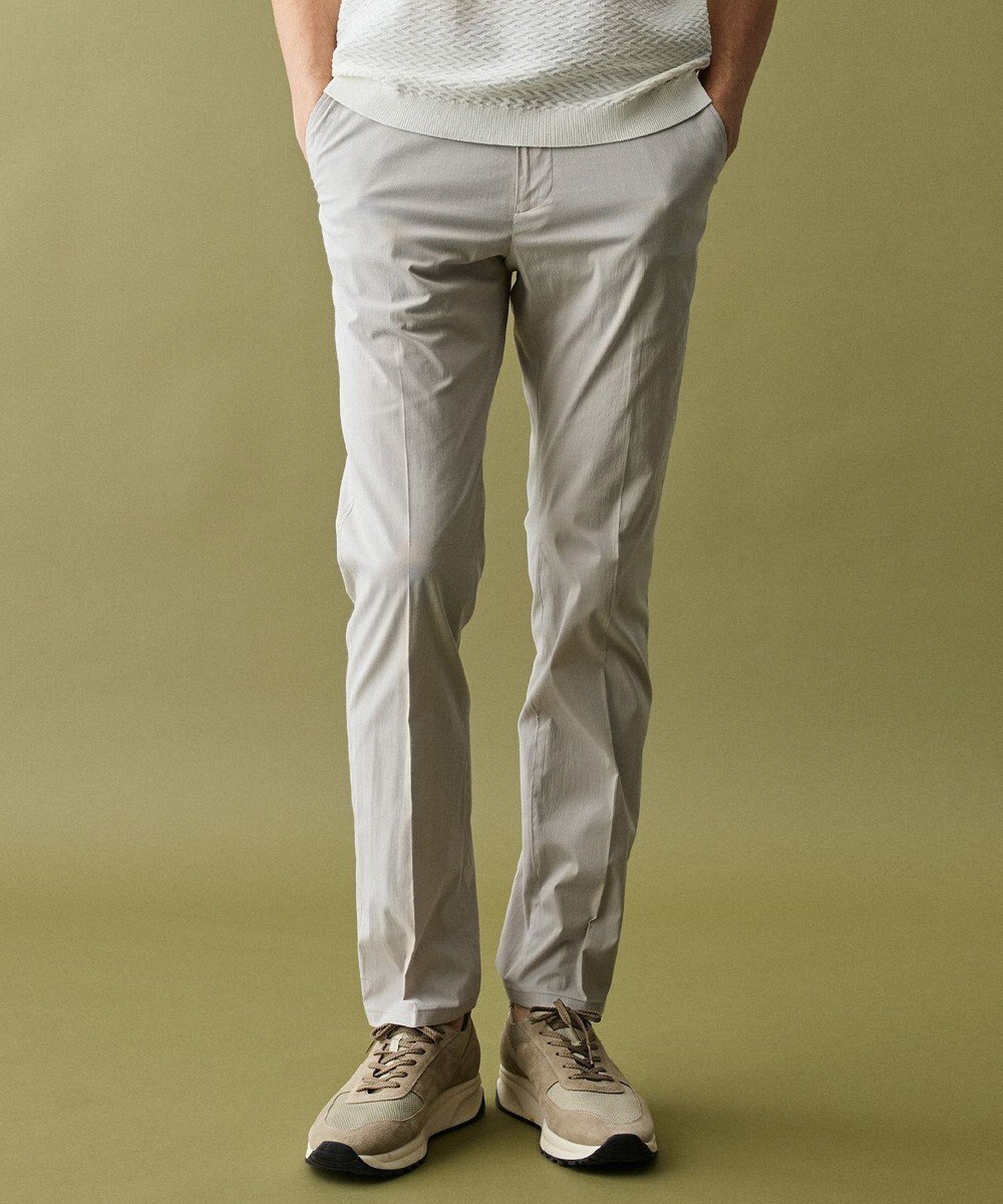 【ジョセフ アブード/JOSEPH ABBOUD / MEN】の【ウエストも伸びる!/ストレッチ/軽量/Eco撥水/オーガニックコットン使用】マイクロピケストレッチ パンツ 人気、トレンドファッション・服の通販 founy(ファニー) 　ファッション　Fashion　メンズファッション　Fashion for Men　ボトムス　Bottoms　春　Spring　軽量　Lightweight, Ultra Light　ジャケット　Jacket, Outerwear　スタンダード　Standard, Basic　ストレッチ　Stretch, Stretchy Fabric　スマート　Smart, Elegant　S/S・春夏　SS, Spring/Summer, Warm Season　おすすめ　Recommended / Our Picks　夏　Summer　エレガント 上品　Elegant　ビジネス 仕事 通勤　Business / Work / Commuting　 other-1|ID: prp329100004862474 ipo3291000000036111820