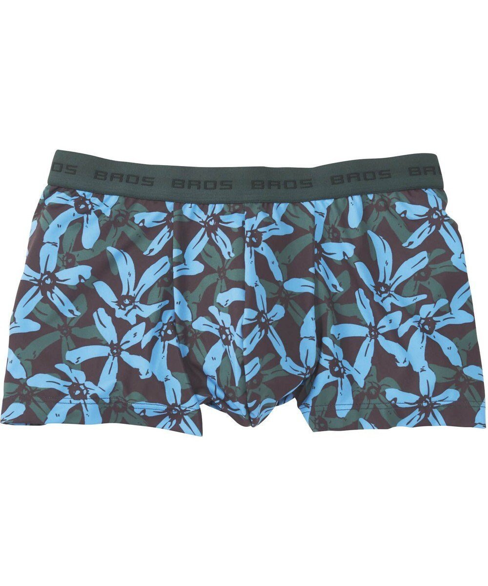 【ワコール/Wacoal / MEN】のボクサーパンツ 立体フロントで、快適キープ フロント快適設計 肌あたり軽減設計 前閉じ GT3220 /ブロス バイ ワコールメン インテリア・キッズ・メンズ・レディースファッション・服の通販 founy(ファニー) 　ファッション　Fashion　メンズファッション　Fashion for Men　ボトムス　Bottoms　アンダー　Underwear Essentials　フラット　Flat, Flat Shoes　フロント　Front, Front Design　ローズ　Rose, Rose Motif　おすすめ　Recommended / Our Picks　グレイッシュブルー|ID: prp329100004862477 ipo3291000000036111881