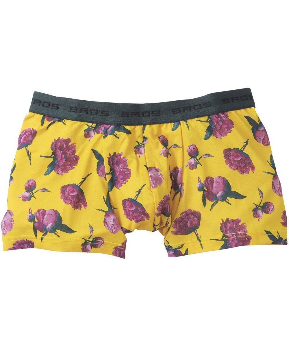 【ワコール/Wacoal / MEN】のボクサーパンツ 立体フロントで、快適キープ フロント快適設計 肌あたり軽減設計 前閉じ GT3220 /ブロス バイ ワコールメン インテリア・キッズ・メンズ・レディースファッション・服の通販 founy(ファニー) 　ファッション　Fashion　メンズファッション　Fashion for Men　ボトムス　Bottoms　アンダー　Underwear Essentials　フラット　Flat, Flat Shoes　フロント　Front, Front Design　ローズ　Rose, Rose Motif　おすすめ　Recommended / Our Picks　イエロー|ID: prp329100004862477 ipo3291000000036111896