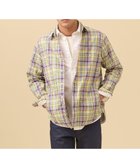 【ジェイ プレス/J.PRESS / MEN】のオックスフォードマルチカラーチェック シャツブルゾン 人気、トレンドファッション・服の通販 founy(ファニー) ファッション Fashion メンズファッション Fashion for Men トップス・カットソー Cut & Sew Tops メンズシャツ Shirts チェック Check, Plaid, Tartan ブルゾン Blouson, Bomber Jacket ポケット Pocket, Pocket Detail 夏 Summer 春 Spring S/S・春夏 SS, Spring/Summer, Warm Season thumbnail イエロー系3|ID: prp329100004862481 ipo3291000000036111984