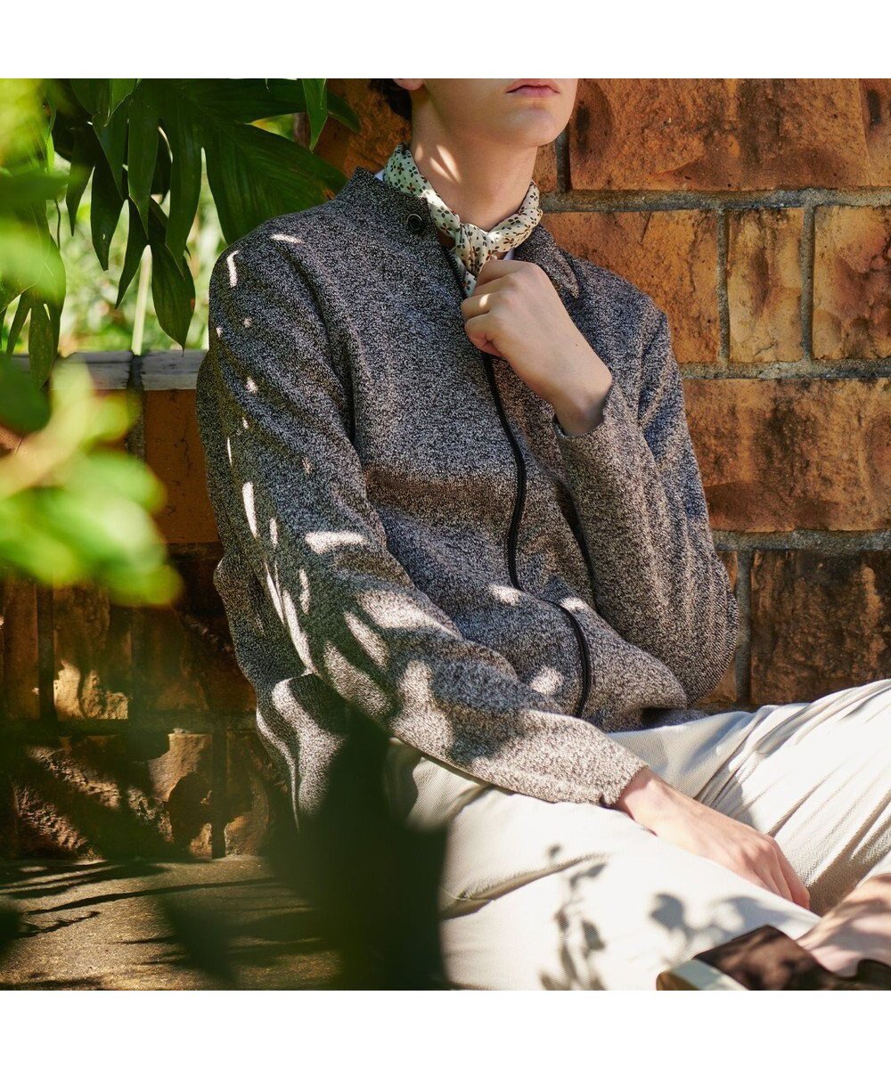 【ジョセフ アブード/JOSEPH ABBOUD / MEN】の【イタリア糸使用・伸縮性】マルチカラームリネ ニットブルゾン インテリア・キッズ・メンズ・レディースファッション・服の通販 founy(ファニー) ファッション Fashion メンズファッション Fashion for Men トップス・カットソー Cut & Sew Tops ニット・セーター / 定番トップス Knit Tops & Sweaters カーディガン / 羽織り Cardigans イタリア Italy 春 Spring 洗える Machine Washable カットソー Cut and Sewn Top カーディガン Cardigan, Knitwear ストレッチ Stretch, Stretchy Fabric スラックス Slacks, Dress Pants デニム Denim, Jeans Material ブルゾン Blouson, Bomber Jacket ミックス Mix, Mixed Style S/S・春夏 SS, Spring/Summer, Warm Season おすすめ Recommended / Our Picks 夏 Summer ダークブラウン系|ID: prp329100004862487 ipo3291000000036112101