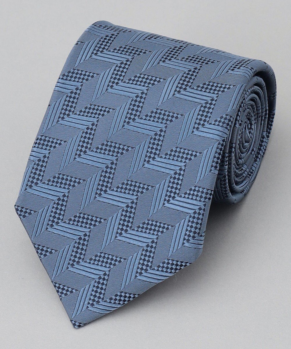 【五大陸/gotairiku / MEN】のGOTAIRIKU別注【日本製】シルク ネクタイ_オリジナル柄 インテリア・キッズ・メンズ・レディースファッション・服の通販 founy(ファニー) ファッション Fashion メンズファッション Fashion for Men シルク Silk, 100% Silk シンプル Simple, Minimal スーツ Suit, Formalwear 別注 Limited Edition, Custom Order モダン Modern, Contemporary 日本製 Made In Japan サックスブルー系4|ID: prp329100004862491 ipo3291000000036112188