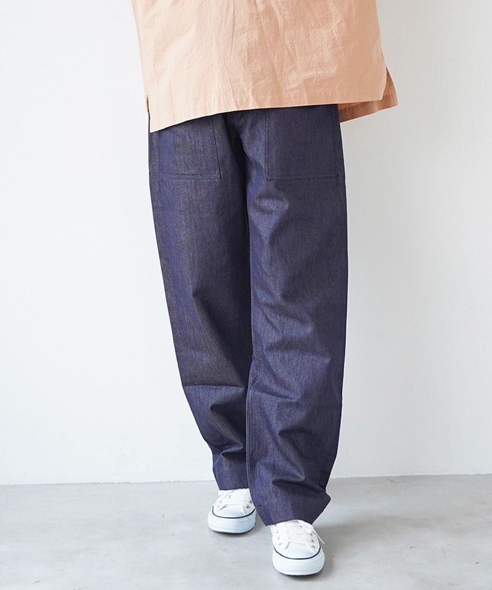 【ホワイトメイルズ/WHITE MAILS】の【UNISEX】DENIM イージーパンツ 人気、トレンドファッション・服の通販 founy(ファニー) 　ファッション　Fashion　レディースファッション　Fashion for Women　パンツ　Pants & Trousers　デニムパンツ・ジーンズ・美脚デニム　Denim Jeans & Pants　ユニセックス　Unisex, Genderless　おすすめ　Recommended / Our Picks　インディゴ　Indigo Denim　デニム　Denim, Jeans Material　ポケット　Pocket, Pocket Detail　ルーズ　Loose, Oversized　夏　Summer　S/S・春夏　SS, Spring/Summer, Warm Season　A/W・秋冬　Autumn/Winter　 other-1|ID: prp329100004862498 ipo3291000000036112372