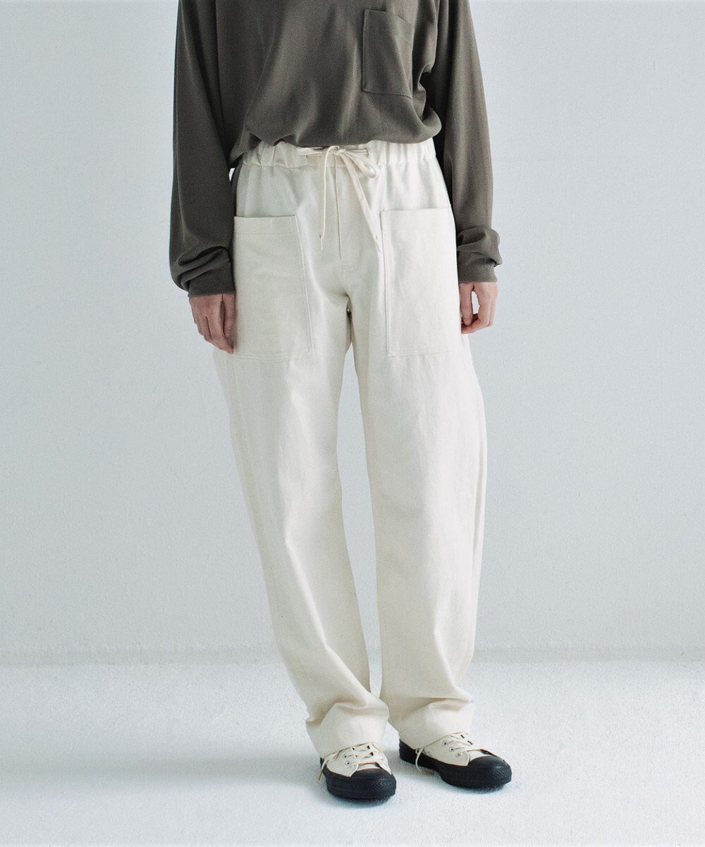 【ホワイトメイルズ/WHITE MAILS】の【UNISEX】DENIM イージーパンツ インテリア・キッズ・メンズ・レディースファッション・服の通販 founy(ファニー) 　ファッション　Fashion　レディースファッション　Fashion for Women　パンツ　Pants & Trousers　デニムパンツ・ジーンズ・美脚デニム　Denim Jeans & Pants　ユニセックス　Unisex, Genderless　おすすめ　Recommended / Our Picks　インディゴ　Indigo Denim　デニム　Denim, Jeans Material　ポケット　Pocket, Pocket Detail　ルーズ　Loose, Oversized　夏　Summer　S/S・春夏　SS, Spring/Summer, Warm Season　A/W・秋冬　Autumn/Winter　オフホワイト|ID: prp329100004862498 ipo3291000000036112375