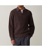 【アンフィーロ/UNFILO / MEN】のメッシュ ニットポロ 24年春夏商品 人気、トレンドファッション・服の通販 founy(ファニー) ファッション Fashion メンズファッション Fashion for Men トップス・カットソー Cut & Sew Tops ニット・セーター / 定番トップス Knit Tops & Sweaters ウォッシャブル Machine Washable サンダル Sandals, Summer Shoes セーター Sweater, Knitwear タンク Tank Top, Sleeveless Top パターン Pattern, Design Print ミドル Middle Length, Mid Height メッシュ Mesh, Net Fabric 夏 Summer 春 Spring S/S・春夏 SS, Spring/Summer, Warm Season 洗える Machine Washable 長袖 Long Sleeve, Full Sleeve thumbnail ブラウン|ID: prp329100004862503 ipo3291000000036112490