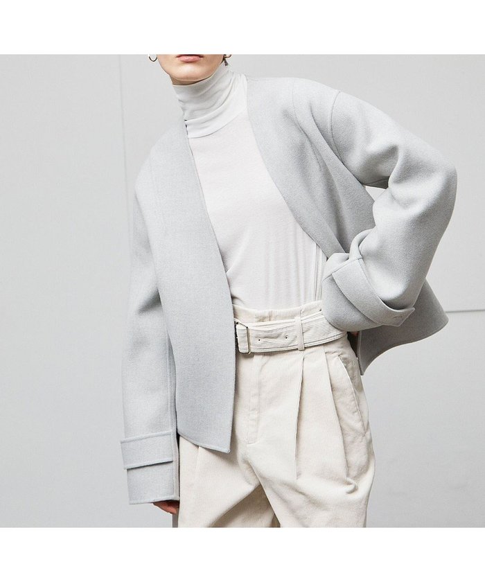 【ベイジ,/BEIGE,】のGRASSE / リバーウールクロップドコート インテリア・キッズ・メンズ・レディースファッション・服の通販 founy(ファニー) https://founy.com/ ファッション Fashion レディースファッション Fashion for Women アウター Coat / Outerwear Collection コート・ロングコート・ピーコート Long Coats, Peacoats & More レディースジャケット・軽アウター Jackets カーディガン Cardigan, Knitwear グラス Glass, Eyewear ショート Short, Short Length ジャケット Jacket, Outerwear スリーブ Sleeve, Long Sleeve / Short Sleeve タイトスカート Pencil Skirt, Tight Skirt フォルム Silhouette, Form |ID: prp329100004862512 ipo3291000000036112701