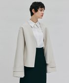 【ベイジ,/BEIGE,】のGRASSE / リバーウールクロップドコート 人気、トレンドファッション・服の通販 founy(ファニー) ファッション Fashion レディースファッション Fashion for Women アウター Coat / Outerwear Collection コート・ロングコート・ピーコート Long Coats, Peacoats & More レディースジャケット・軽アウター Jackets カーディガン Cardigan, Knitwear グラス Glass, Eyewear ショート Short, Short Length ジャケット Jacket, Outerwear スリーブ Sleeve, Long Sleeve / Short Sleeve タイトスカート Pencil Skirt, Tight Skirt フォルム Silhouette, Form thumbnail Ecru|ID: prp329100004862512 ipo3291000000036112708