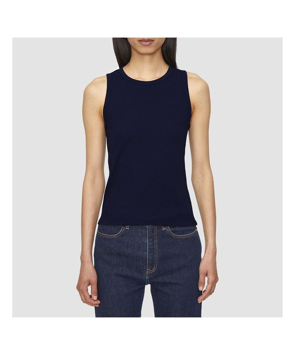 【ジョゼフ/JOSEPH】の【洗える】ジャージーリブ タンクトップ インテリア・キッズ・メンズ・レディースファッション・服の通販 founy(ファニー) 　ファッション　Fashion　レディースファッション　Fashion for Women　トップス・カットソー　Cut & Sew Tops　ストレッチ　Stretch, Stretchy Fabric　スリム　Slim, Slim Fit　タンク　Tank Top, Sleeveless Top　フィット　Fit, Slim Fit　夏　Summer　春　Spring　S/S・春夏　SS, Spring/Summer, Warm Season　洗える　Machine Washable　Navy|ID: prp329100004862513 ipo3291000000036112723
