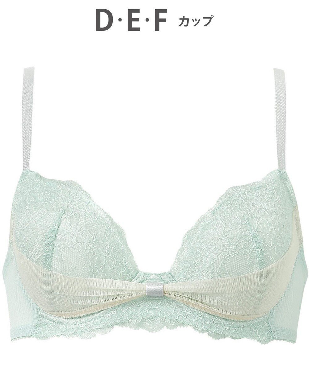 【ワコール/WACOAL】の【ファーストリボンブラ】 ブラジャー 【若い世代の体型特徴を考えた設計仕様】 きれいな谷間をメイクしてキープ まるみのあるシルエット レディース BRB409 /ワコール インテリア・キッズ・メンズ・レディースファッション・服の通販 founy(ファニー) ファッション Fashion レディースファッション Fashion for Women おすすめ Recommended / Our Picks アンダー Underwear Essentials ブラジャー Bra, Lingerie リボン Ribbon, Bow レース Lace, Lace Fabric ワイヤー Wire, Wired Bra グレイッシュブルー|ID: prp329100004862525 ipo3291000000036113129