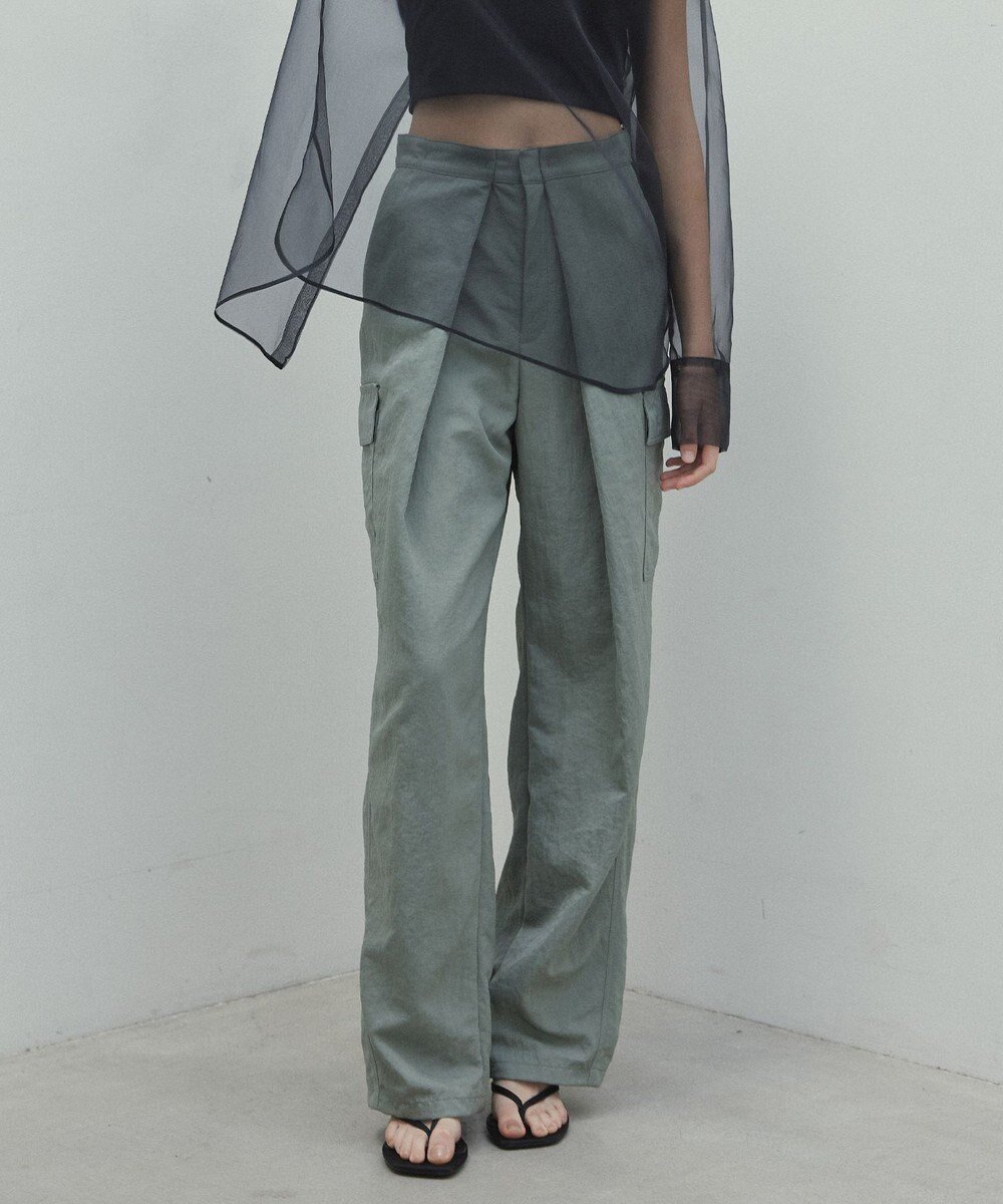 【ベイジ,/BEIGE,】の【洗える】ACANTHUS / カーヴィーシルエットカーゴパンツ インテリア・キッズ・メンズ・レディースファッション・服の通販 founy(ファニー) 　ファッション　Fashion　レディースファッション　Fashion for Women　パンツ　Pants & Trousers　エレガント 上品　Elegant　カーゴパンツ　Cargo Pants, Utility Pants　ジャケット　Jacket, Outerwear　ポケット　Pocket, Pocket Detail　ヴィンテージ　Vintage Style　夏　Summer　春　Spring　S/S・春夏　SS, Spring/Summer, Warm Season　洗える　Machine Washable　A/W・秋冬　Autumn/Winter　Light Khaki|ID: prp329100004862526 ipo3291000000036113178