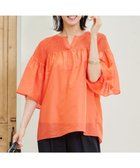 【自由区/JIYU-KU】のシルクコットンローンスモッキング刺繍 ブラウス 人気、トレンドファッション・服の通販 founy(ファニー) ファッション Fashion レディースファッション Fashion for Women トップス・カットソー Cut & Sew Tops シャツ・ブラウス・オフィスカジュアル Elegant Blouses & Button-Ups シルク Silk, 100% Silk スキッパー Skipper, Open Collar スモッキング Smocking, Gathered Stitching エレガント 上品 Elegant 夏 Summer 春 Spring S/S・春夏 SS, Spring/Summer, Warm Season thumbnail マンダリン|ID: prp329100004862530 ipo3291000000036113254