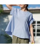 【アンフィーロ 自由区/UNFILO】のヒートシールドジャージー ボリュームフレアT 人気、トレンドファッション・服の通販 founy(ファニー) ファッション Fashion レディースファッション Fashion for Women トップス・カットソー Cut & Sew Tops シャツ・ブラウス・オフィスカジュアル Elegant Blouses & Button-Ups ロングTシャツ・Tシャツ Longline T-Shirts & Tees カットソー・ベーシックTシャツ Cut-and-Sewn Tops / Stretch Tees & Basics おすすめ Recommended / Our Picks カットソー Cut and Sewn Top カフス Cuff Design フレア Flare, Flared 吸水 Absorbent, Quick-Dry 夏 Summer 春 Spring S/S・春夏 SS, Spring/Summer, Warm Season thumbnail サックス|ID: prp329100004862536 ipo3291000000036113369