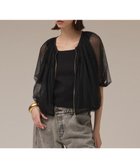 【グレース コンチネンタル/GRACE CONTINENTAL】のチュールシアーブルゾン 人気、トレンドファッション・服の通販 founy(ファニー) ファッション Fashion レディースファッション Fashion for Women アウター Coat / Outerwear Collection レディースジャケット・軽アウター Jackets ブルゾンジャケット・スポーティアウター Blouson Jackets ギャザー Gathered, Ruffled シアー Sheer, See-Through ジャケット Jacket, Outerwear スマート Smart, Elegant スリーブ Sleeve, Long Sleeve / Short Sleeve チュール Tulip, Tulip Motif ハーフ Half, Half-Length フェミニン Feminine, Girly フロント Front, Front Design ブルゾン Blouson, Bomber Jacket エレガント 上品 Elegant 夏 Summer 春 Spring S/S・春夏 SS, Spring/Summer, Warm Season thumbnail ブラック|ID: prp329100004862538 ipo3291000000036113409