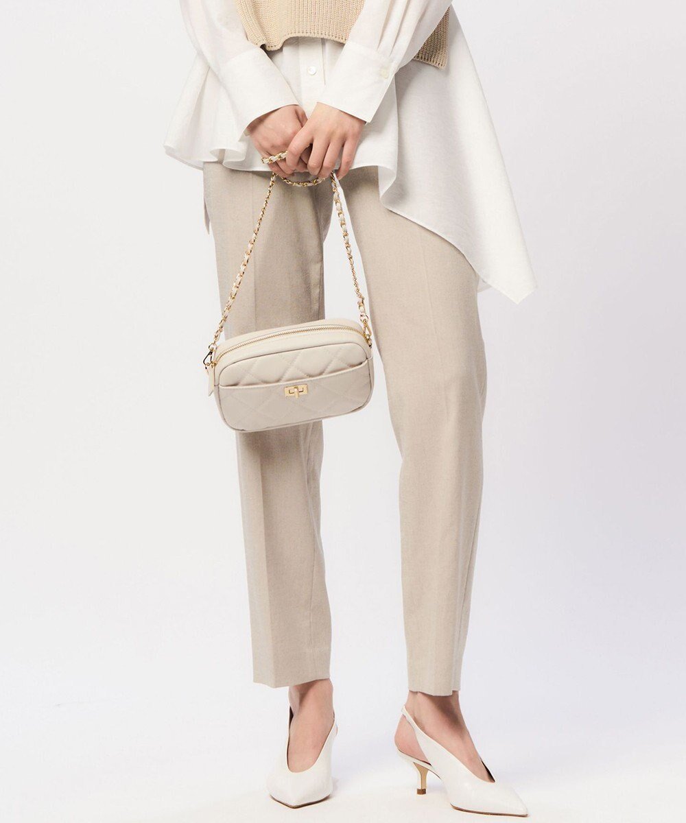 【23区/NIJYUSANKU】の【洗える/セットアップ対応】アイアスマットストレッチ テーパード パンツ インテリア・キッズ・メンズ・レディースファッション・服の通販 founy(ファニー) 　ファッション　Fashion　レディースファッション　Fashion for Women　セットアップ　Matching Sets　レディースパンツ・ボトムス　Pants & Trousers / Bottoms　春　Spring　洗える　Machine Washable　ジャケット　Jacket, Outerwear　スタイリッシュ　Stylish, Fashionable　ストレッチ　Stretch, Stretchy Fabric　セットアップ　Set-Up, Coordinated Outfit　テーパード　Tapered, Tapered Pants　テーラード　Tailored, Tailored Fit　定番　Standard, Basic Item　フレア　Flare, Flared　ワイド　Wide, Wide Fit　S/S・春夏　SS, Spring/Summer, Warm Season　夏　Summer　2024年　2024　2024春夏・S/S　Spring/Summer 2024 SS24　エレガント 上品　Elegant　ベージュ系|ID: prp329100004862543 ipo3291000000036113530