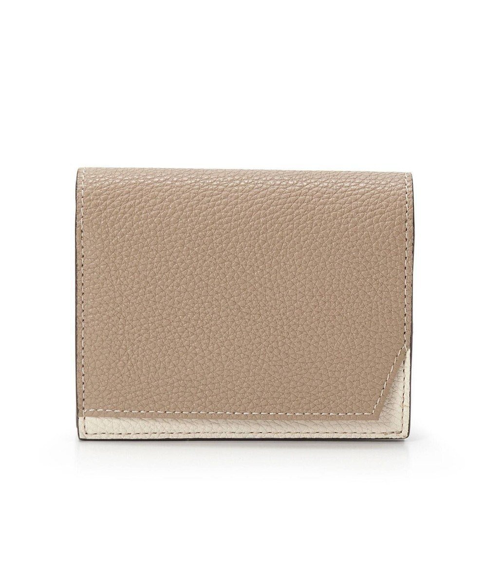 【トプカピ/TOPKAPI】の【TOPKAPI】バイカラー レザー 2つ折財布 LEAN リーン インテリア・キッズ・メンズ・レディースファッション・服の通販 founy(ファニー) 　ファッション　Fashion　レディースファッション　Fashion for Women　ミニ財布・二つ折り財布　Wallets & Card Cases　コンパクト　Compact, Small Size　シンプル　Simple, Minimal　スマート　Smart, Elegant　スリム　Slim, Slim Fit　ベーシック　Basic, Essential　ポケット　Pocket, Pocket Detail　財布　Wallet, Purse　グレージュ|ID: prp329100004862553 ipo3291000000036113910