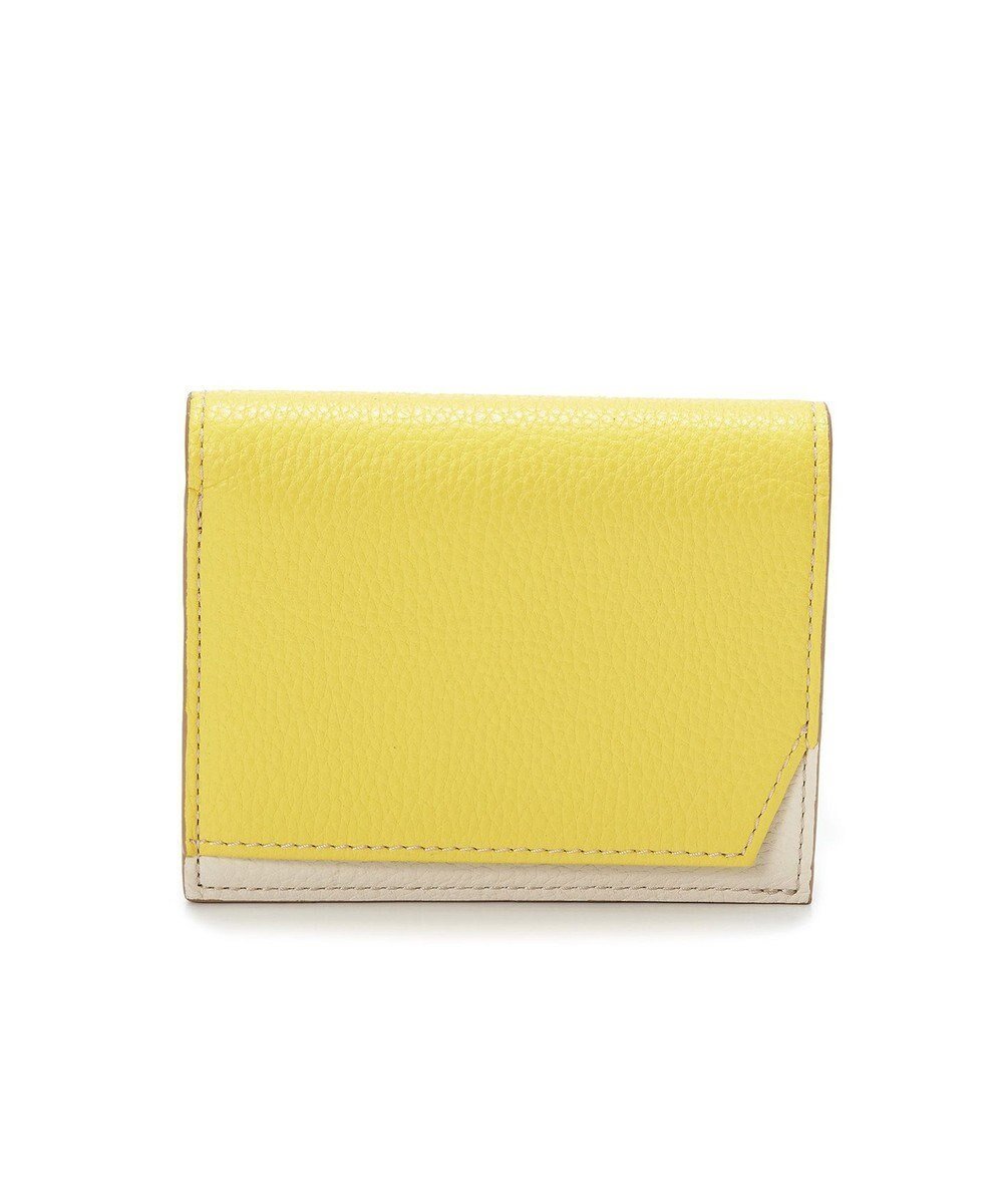 【トプカピ/TOPKAPI】の【TOPKAPI】バイカラー レザー 2つ折財布 LEAN リーン インテリア・キッズ・メンズ・レディースファッション・服の通販 founy(ファニー) 　ファッション　Fashion　レディースファッション　Fashion for Women　ミニ財布・二つ折り財布　Wallets & Card Cases　コンパクト　Compact, Small Size　シンプル　Simple, Minimal　スマート　Smart, Elegant　スリム　Slim, Slim Fit　ベーシック　Basic, Essential　ポケット　Pocket, Pocket Detail　財布　Wallet, Purse　レモンイエロー|ID: prp329100004862553 ipo3291000000036113916