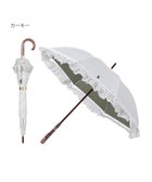 【ムーンバット/MOONBAT】のPOLO RALPH LAUREN 晴雨兼用日傘 長傘 ストライプフリル/遮光 遮熱 UV 人気、トレンドファッション・服の通販 founy(ファニー) ファッション Fashion レディースファッション Fashion for Women レイングッズ・傘・晴雨兼用傘 Umbrellas & Rain Gear アイビー Ivy Pattern 傘 Umbrella, Parasol ストライプ Stripe, Striped Pattern ニューヨーク New York, NYC Style フリル Frill, Ruffle 日傘 Parasol, UV Umbrella エレガント 上品 Elegant thumbnail カーキー|ID: prp329100004862554 ipo3291000000036113928