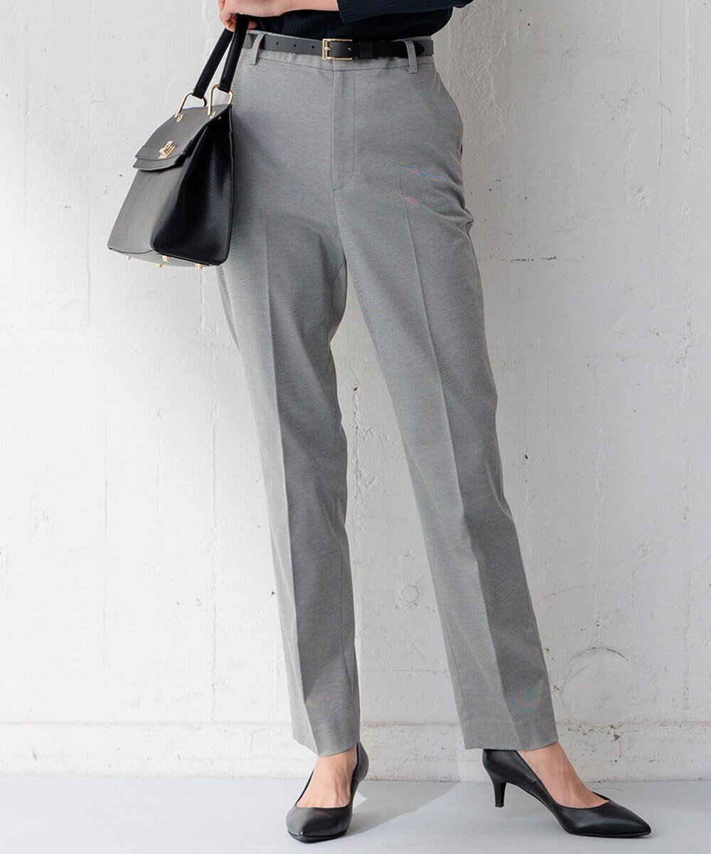 【23区/NIJYUSANKU】の【セットアップ対応】モクロディ テーパード パンツ インテリア・キッズ・メンズ・レディースファッション・服の通販 founy(ファニー) 　ファッション　Fashion　レディースファッション　Fashion for Women　セットアップ　Matching Sets　レディースパンツ・ボトムス　Pants & Trousers / Bottoms　春　Spring　ギャザー　Gathered, Ruffled　コンパクト　Compact, Small Size　ジャケット　Jacket, Outerwear　ストレッチ　Stretch, Stretchy Fabric　セットアップ　Set-Up, Coordinated Outfit　センター　Center, Center Line　テーパード　Tapered, Tapered Pants　バランス　Balance, Style Balance　プリーツ　Pleats, Pleated　ミックス　Mix, Mixed Style　リラックス　Relax, Relaxed Fit　S/S・春夏　SS, Spring/Summer, Warm Season　夏　Summer　2024年　2024　2024春夏・S/S　Spring/Summer 2024 SS24　エレガント 上品　Elegant　グレー系|ID: prp329100004862560 ipo3291000000036114161