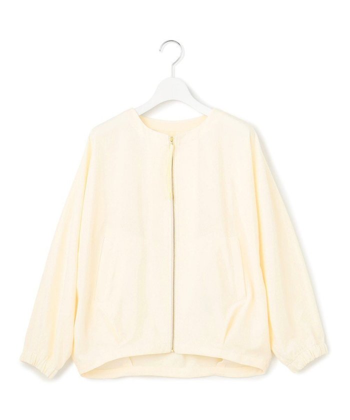 【ジェイプレスヨークストリート/J.PRESS YORK STREET】の【WOMEN】ジャージーライクツイル ドルマンブルゾン インテリア・キッズ・メンズ・レディースファッション・服の通販 founy(ファニー) https://founy.com/ ファッション Fashion レディースファッション Fashion for Women アウター Coat / Outerwear Collection レディースジャケット・軽アウター Jackets ブルゾンジャケット・スポーティアウター Blouson Jackets インナー Innerwear ジャケット Jacket, Outerwear セットアップ Set-Up, Coordinated Outfit ブルゾン Blouson, Bomber Jacket 夏 Summer 春 Spring S/S・春夏 SS, Spring/Summer, Warm Season |ID: prp329100004862578 ipo3291000000036114565