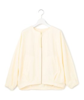 【ジェイプレスヨークストリート/J.PRESS YORK STREET】の【WOMEN】ジャージーライクツイル ドルマンブルゾン 人気、トレンドファッション・服の通販 founy(ファニー) ファッション Fashion レディースファッション Fashion for Women アウター Coat / Outerwear Collection レディースジャケット・軽アウター Jackets ブルゾンジャケット・スポーティアウター Blouson Jackets インナー Innerwear ジャケット Jacket, Outerwear セットアップ Set-Up, Coordinated Outfit ブルゾン Blouson, Bomber Jacket 夏 Summer 春 Spring S/S・春夏 SS, Spring/Summer, Warm Season |ID:prp329100004862578