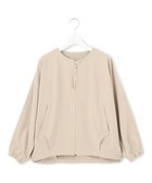 【ジェイプレスヨークストリート/J.PRESS YORK STREET】の【WOMEN】ジャージーライクツイル ドルマンブルゾン 人気、トレンドファッション・服の通販 founy(ファニー) ファッション Fashion レディースファッション Fashion for Women アウター Coat / Outerwear Collection レディースジャケット・軽アウター Jackets ブルゾンジャケット・スポーティアウター Blouson Jackets インナー Innerwear ジャケット Jacket, Outerwear セットアップ Set-Up, Coordinated Outfit ブルゾン Blouson, Bomber Jacket 夏 Summer 春 Spring S/S・春夏 SS, Spring/Summer, Warm Season thumbnail ベージュ系|ID: prp329100004862578 ipo3291000000036114573