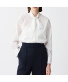 【アンクレイヴ/uncrave】のシルクライクタフタ ボウタイブラウス 人気、トレンドファッション・服の通販 founy(ファニー) ファッション Fashion レディースファッション Fashion for Women トップス・カットソー Cut & Sew Tops シャツ・ブラウス・オフィスカジュアル Elegant Blouses & Button-Ups 春 Spring ギャザー Gathered, Ruffled クラシカル Classical, Vintage-Inspired シルク Silk, 100% Silk ジャケット Jacket, Outerwear ストレッチ Stretch, Stretchy Fabric タフタ Taffeta, Structured Fabric トレンド Trend, Trending Now フロント Front, Front Design S/S・春夏 SS, Spring/Summer, Warm Season 夏 Summer エレガント 上品 Elegant thumbnail オフ|ID: prp329100004862580 ipo3291000000036114610