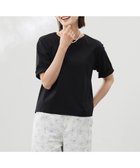 【ジェイ プレス/J.PRESS】の【洗える】フライスジャージー カットソー 人気、トレンドファッション・服の通販 founy(ファニー) ファッション Fashion レディースファッション Fashion for Women トップス・カットソー Cut & Sew Tops シャツ・ブラウス・オフィスカジュアル Elegant Blouses & Button-Ups ロングTシャツ・Tシャツ Longline T-Shirts & Tees カットソー・ベーシックTシャツ Cut-and-Sewn Tops / Stretch Tees & Basics 春 Spring 洗える Machine Washable カットソー Cut and Sewn Top シルケット Silket, Silky Cotton シンプル Simple, Minimal フィット Fit, Slim Fit S/S・春夏 SS, Spring/Summer, Warm Season 夏 Summer エレガント 上品 Elegant thumbnail ブラック系|ID: prp329100004862616 ipo3291000000036115601