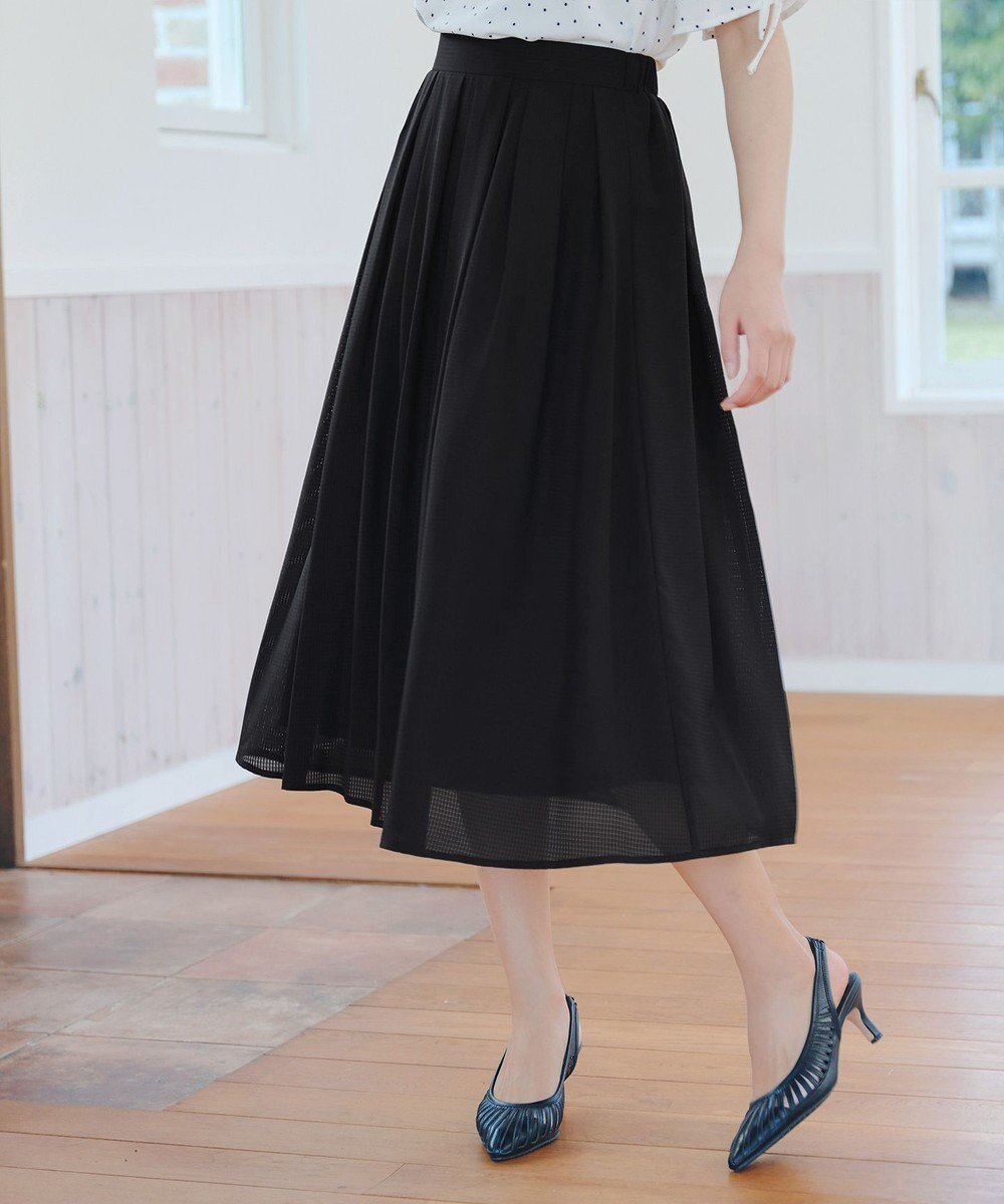 【ティアクラッセ/Tiaclasse】の【セットアップ対応・洗える】シアーチェックフレアスカート インテリア・キッズ・メンズ・レディースファッション・服の通販 founy(ファニー) ファッション Fashion レディースファッション Fashion for Women セットアップ Matching Sets スカート・ミニ/ミディ/マキシ Skirts / Mini, Midi & Maxi Skirts スカート Skirts Aライン・フレアスカート A-Line & Flared Skirts アクセサリー Fashion Accessories 春 Spring 洗える Machine Washable 秋 Autumn カーディガン Cardigan, Knitwear ギャザー Gathered, Ruffled シアー Sheer, See-Through セットアップ Set-Up, Coordinated Outfit チュニック Tunic, Long Top フェミニン Feminine, Girly フレア Flare, Flared ポケット Pocket, Pocket Detail 楽ちん Easy Fit, Comfortable 冬 Winter / This Winter S/S・春夏 SS, Spring/Summer, Warm Season 再入荷 Restock / Back in Stock おすすめ Recommended / Our Picks 夏 Summer エレガント 上品 Elegant 新作・新入荷 New Arrivals / New In ビジネス 仕事 通勤 Business / Work / Commuting ブラック|ID: prp329100004862617 ipo3291000000036115637