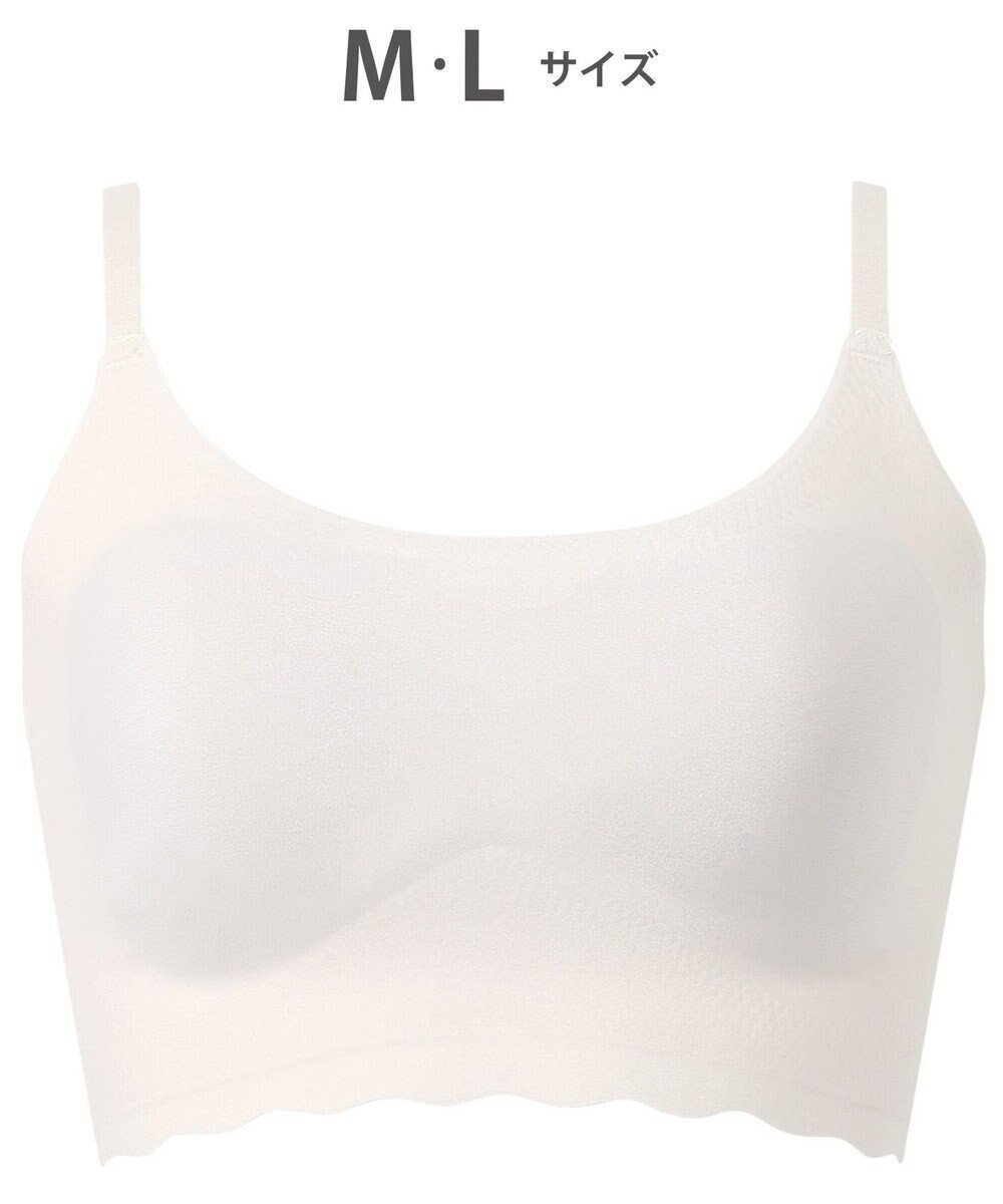【ワコール/WACOAL】の【GOCOCi ゴコチ】 ノンワイヤー ハーフトップ 伸びのよい素材を使用 ムレにくく快適 フラット仕上げ ホックなし ブラトップ レディース CGG220 /ワコール インテリア・キッズ・メンズ・レディースファッション・服の通販 founy(ファニー) 　ファッション　Fashion　レディースファッション　Fashion for Women　アンダー　Underwear Essentials　キュプラ　Cupro, Eco Fabric　シンプル　Simple, Minimal　スタイリッシュ　Stylish, Fashionable　ハーフ　Half, Half-Length　フィット　Fit, Slim Fit　フラット　Flat, Flat Shoes　ブラジャー　Bra, Lingerie　プリント　Print, Printed Pattern　ベーシック　Basic, Essential　ワイヤー　Wire, Wired Bra　おすすめ　Recommended / Our Picks　お家時間・ステイホーム　Stay Home / At Home　旅行　Travel　アイボリー|ID: prp329100004862628 ipo3291000000036116337