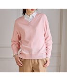 【エニー/ANY】の【手洗い可】イタリーヤーンウールカシミヤミックスVネックプルオーバー 人気、トレンドファッション・服の通販 founy(ファニー) ファッション Fashion レディースファッション Fashion for Women トップス・カットソー Cut & Sew Tops ニット Knit Tops & Sweaters カジュアルプルオーバー・ニットトップス Pullovers & Knit Tops / Casual Pullovers Vネックトップス V-Neck Tops / V-Cut Neckline Shirts おすすめ Recommended / Our Picks イタリア Italy インナー Innerwear カットソー Cut and Sewn Top スリーブ Sleeve, Long Sleeve / Short Sleeve セーター Sweater, Knitwear ベスト Vest, Waistcoat ラウンド Round, Round Neck A/W・秋冬 Autumn/Winter thumbnail ペールピンク|ID: prp329100004862634 ipo3291000000036116639