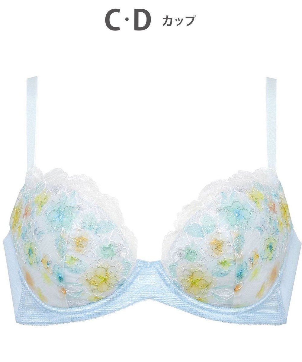 【ウィング/Wing】のブラジャー 夏のブラストレスから解放 汗の不快感を軽減(カップ肌側・ワイヤーループ・バック) 背中すっきり 【ときはなつブラ】 KB2872 ウイング/ワコール インテリア・キッズ・メンズ・レディースファッション・服の通販 founy(ファニー) 　ファッション　Fashion　レディースファッション　Fashion for Women　バッグ　Bags　アンダー　Underwear Essentials　フラット　Flat, Flat Shoes　フロント　Front, Front Design　ブラジャー　Bra, Lingerie　ループ　Loop, Loop Knit　ワイヤー　Wire, Wired Bra　夏　Summer　サックス|ID: prp329100004862635 ipo3291000000036116671