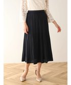 【グリーンパークス/Green Parks】のef-de プリーツスカート 人気、トレンドファッション・服の通販 founy(ファニー) ファッション Fashion レディースファッション Fashion for Women スカート Skirts プリーツスカート / 上品フェミニンスタイル Pleated Skirts エレガント 上品 Elegant ギャザー Gathered, Ruffled コレクション Collection, Seasonal Line ジョーゼット Georgette, Semi-Sheer Fabric フォーマル Formal, Dressy プリーツ Pleats, Pleated ポケット Pocket, Pocket Detail 夏 Summer 春 Spring S/S・春夏 SS, Spring/Summer, Warm Season thumbnail Dark Navy|ID: prp329100004862641 ipo3291000000036116793