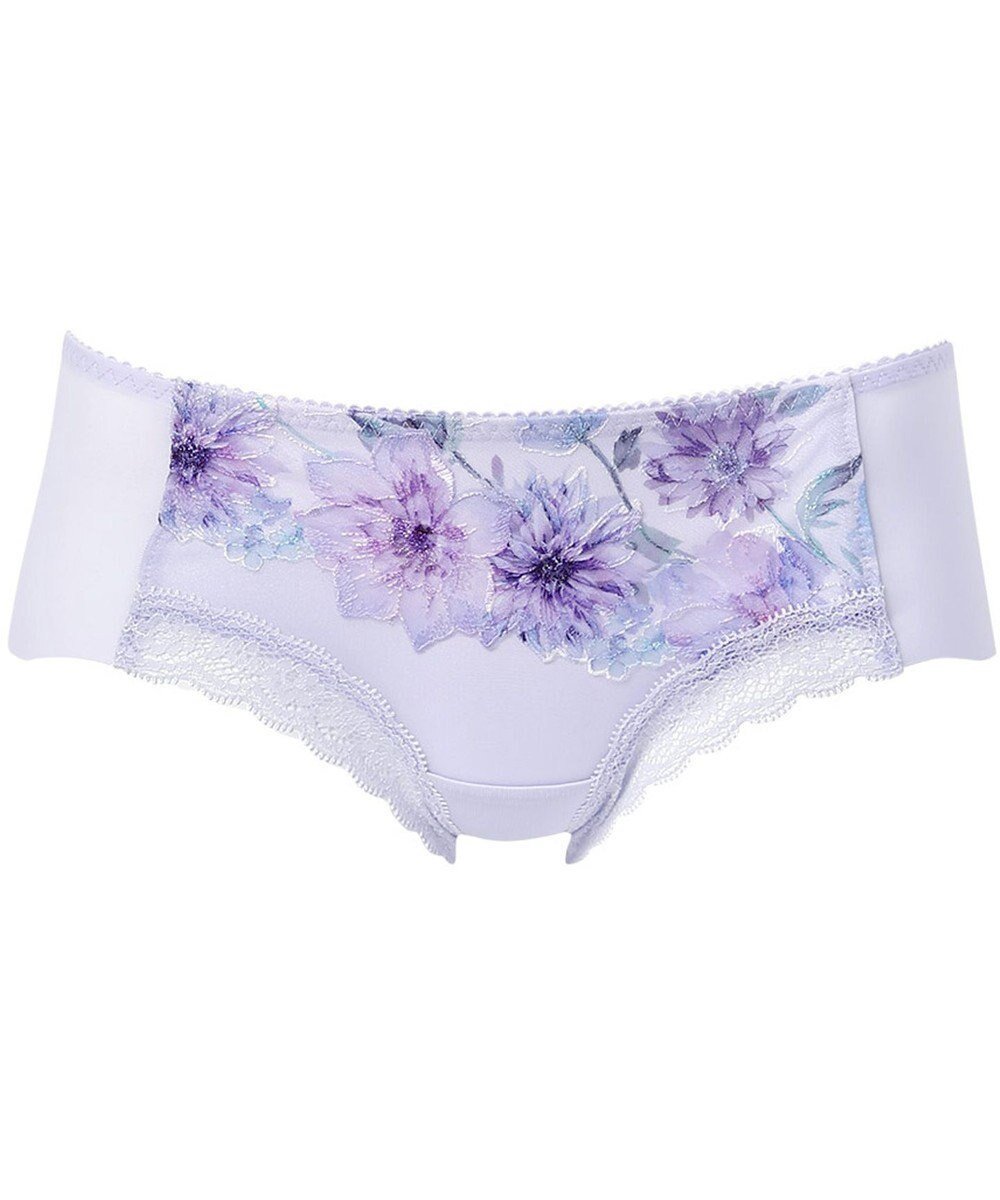 【ワコール/WACOAL】のボーイレングス ショーツ 【ハグするブラ】 BXB478とペア はきこみ丈あさめ アウターにひびきにくい(後ろ裾) レディース PXB678 /ワコール インテリア・キッズ・メンズ・レディースファッション・服の通販 founy(ファニー) 　ファッション　Fashion　レディースファッション　Fashion for Women　アウター　Coat / Outerwear Collection　なめらか　Smooth, Silky Texture　アンダー　Underwear Essentials　ガーデン　Garden, Gardening　コンパクト　Compact, Small Size　ショーツ　Shorts, Short Pants　スウィート　Sweet, Cute Style　ストレッチ　Stretch, Stretchy Fabric　フィット　Fit, Slim Fit　フラット　Flat, Flat Shoes　フラワー　Flower, Floral　フロント　Front, Front Design　レース　Lace, Lace Fabric　パープル|ID: prp329100004862642 ipo3291000000036116831