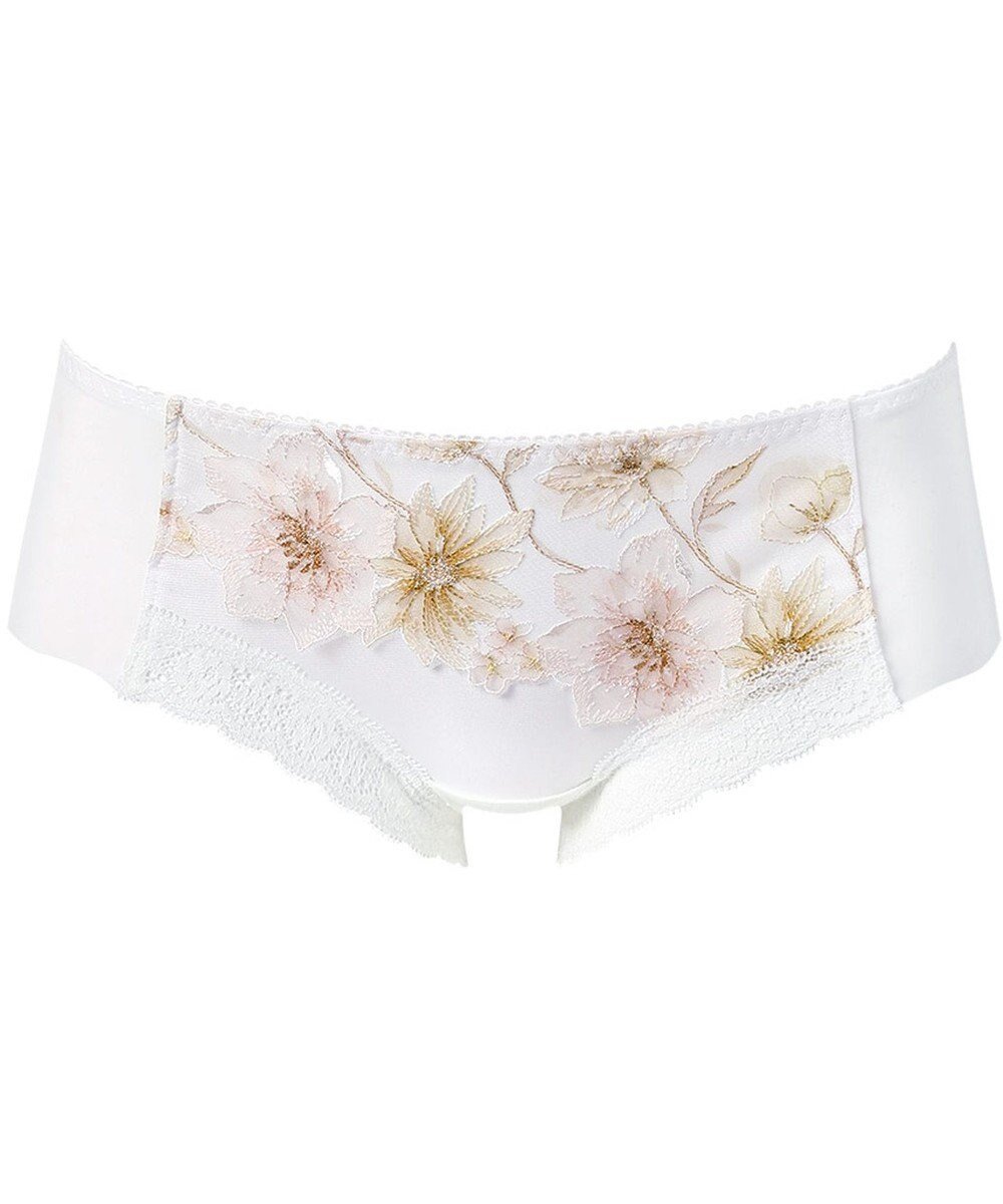 【ワコール/WACOAL】のボーイレングス ショーツ 【ハグするブラ】 BXB478とペア はきこみ丈あさめ アウターにひびきにくい(後ろ裾) レディース PXB678 /ワコール インテリア・キッズ・メンズ・レディースファッション・服の通販 founy(ファニー) 　ファッション　Fashion　レディースファッション　Fashion for Women　アウター　Coat / Outerwear Collection　なめらか　Smooth, Silky Texture　アンダー　Underwear Essentials　ガーデン　Garden, Gardening　コンパクト　Compact, Small Size　ショーツ　Shorts, Short Pants　スウィート　Sweet, Cute Style　ストレッチ　Stretch, Stretchy Fabric　フィット　Fit, Slim Fit　フラット　Flat, Flat Shoes　フラワー　Flower, Floral　フロント　Front, Front Design　レース　Lace, Lace Fabric　ホワイト|ID: prp329100004862642 ipo3291000000036116839