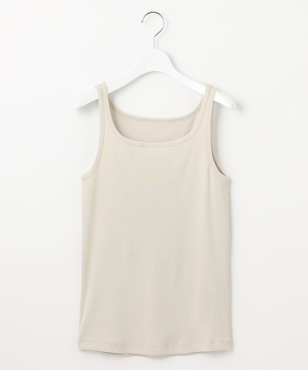 【自由区/JIYU-KU】の【洗える】ソフトリブ タンクトップ インテリア・キッズ・メンズ・レディースファッション・服の通販 founy(ファニー) 　ファッション　Fashion　レディースファッション　Fashion for Women　トップス・カットソー　Cut & Sew Tops　おすすめ　Recommended / Our Picks　インナー　Innerwear　シアー　Sheer, See-Through　タンク　Tank Top, Sleeveless Top　ベーシック　Basic, Essential　夏　Summer　S/S・春夏　SS, Spring/Summer, Warm Season　洗える　Machine Washable　A/W・秋冬　Autumn/Winter　ベージュ|ID: prp329100004862665 ipo3291000000036117312