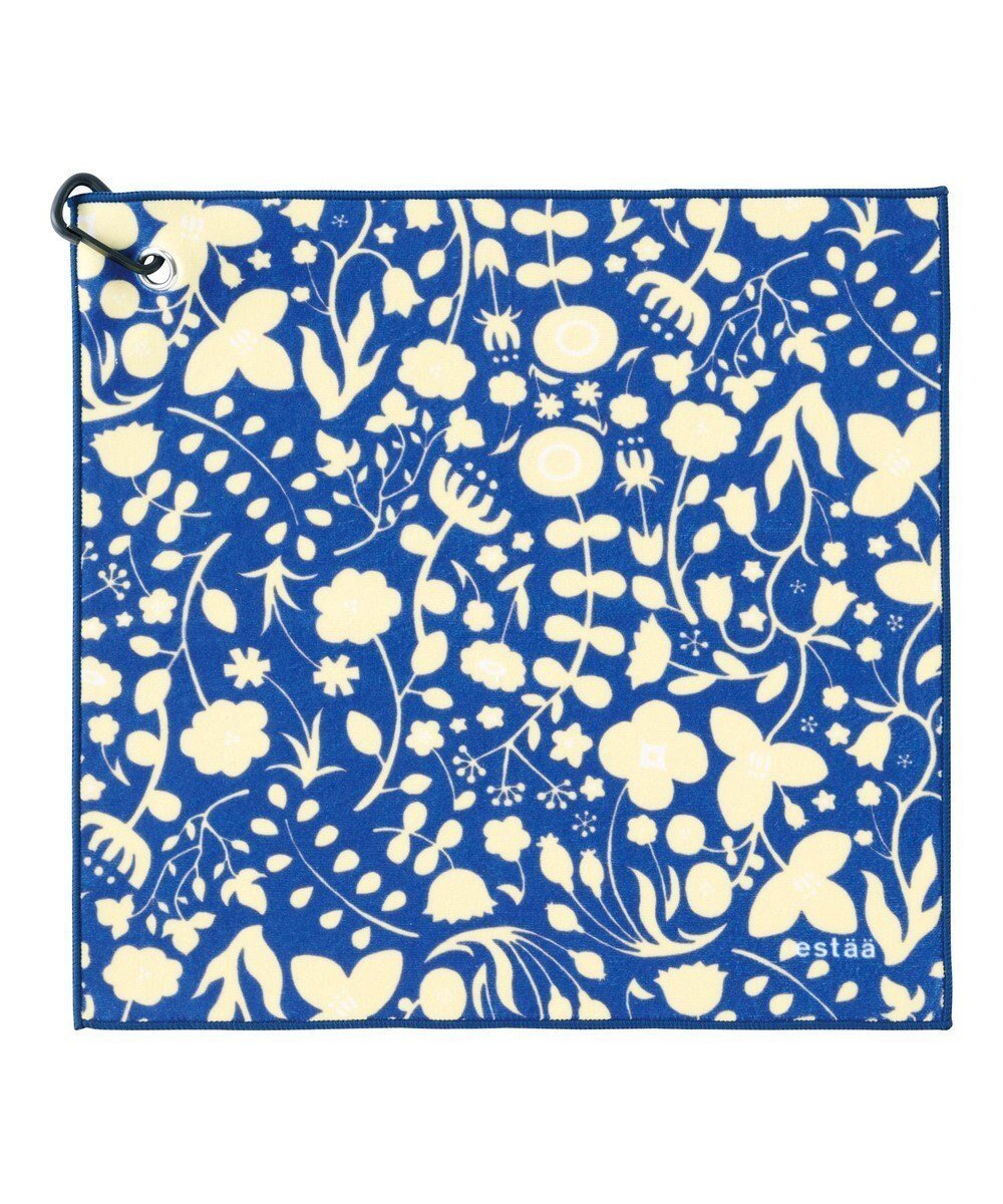 【ムーンバット/MOONBAT】のエスタ (estaa) くっつきタオル スモールガーデン インテリア・キッズ・メンズ・レディースファッション・服の通販 founy(ファニー) 　ファッション　Fashion　レディースファッション　Fashion for Women　ミニ財布・二つ折り財布　Wallets & Card Cases　カラフル　Colorful Design　ガーデン　Garden, Gardening　タオル　Towel, Bath Towel　ハンカチ　Handkerchief, Hanky　ハンド　Hand, Handmade　バンダナ　Bandana, Head Scarf　ポーチ　Pouch, Small Case　傘　Umbrella, Parasol　吸水　Absorbent, Quick-Dry　財布　Wallet, Purse　ネイビーブルー|ID: prp329100004862668 ipo3291000000036117439