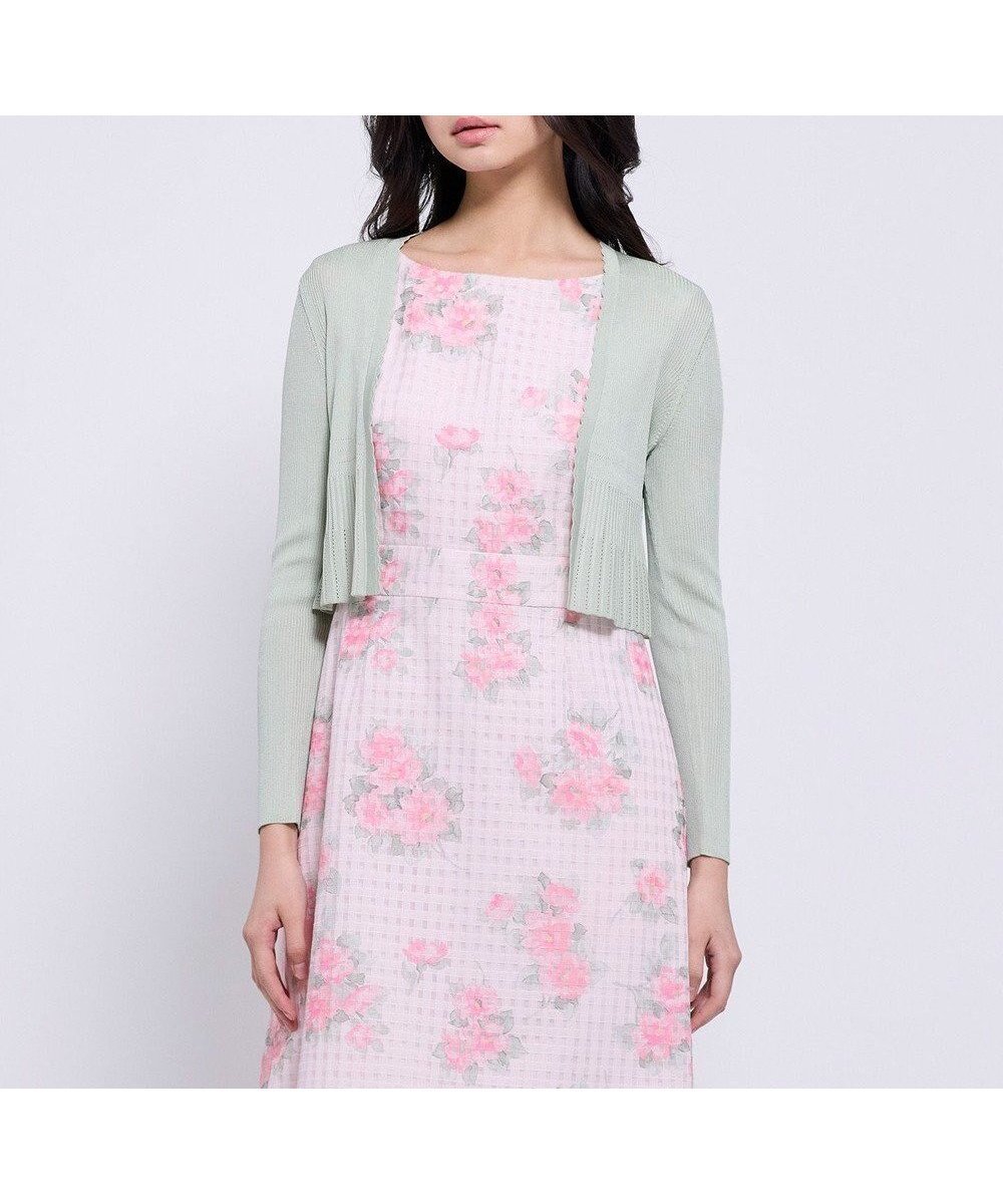 【トッカ/TOCCA】のEYELET AJISAI ボレロ インテリア・キッズ・メンズ・レディースファッション・服の通販 founy(ファニー) ファッション Fashion レディースファッション Fashion for Women アウター Coat / Outerwear Collection ボレロ・ショート丈ジャケット / ドレス羽織りに Boleros & Short Jackets アイレット Eyelet Lace インナー Innerwear カーディガン Cardigan, Knitwear コンパクト Compact, Small Size シンプル Simple, Minimal ドレス Dress, One-Piece バランス Balance, Style Balance フェミニン Feminine, Girly ボレロ Bolero, Short Cardigan レース Lace, Lace Fabric A/W・秋冬 Autumn/Winter S/S・春夏 SS, Spring/Summer, Warm Season 夏 Summer エレガント 上品 Elegant 2026年 2026 ライトグリーン系|ID: prp329100004862676 ipo3291000000036117586