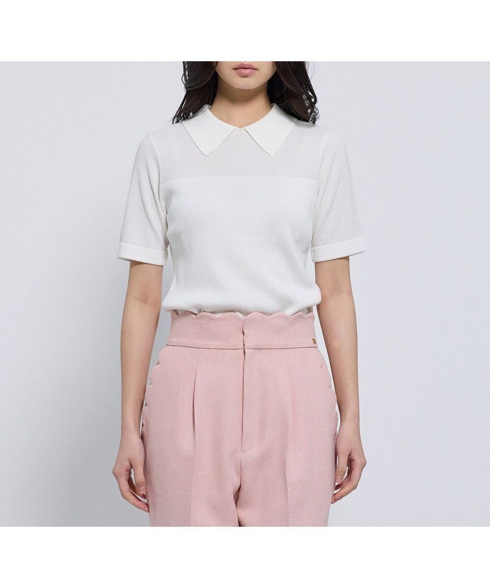 【トッカ/TOCCA】のHONEYCOMB MESH KNIT ニットトップス 人気、トレンドファッション・服の通販 founy(ファニー) 　ファッション　Fashion　レディースファッション　Fashion for Women　トップス・カットソー　Cut & Sew Tops　ニット　Knit Tops & Sweaters　インナー　Innerwear　春　Spring　カーディガン　Cardigan, Knitwear　クラシカル　Classical, Vintage-Inspired　コンパクト　Compact, Small Size　鹿の子　Piqué, Kanoko Fabric　シルク　Silk, 100% Silk　スラックス　Slacks, Dress Pants　セーター　Sweater, Knitwear　デニム　Denim, Jeans Material　ドレス　Dress, One-Piece　バランス　Balance, Style Balance　フィット　Fit, Slim Fit　メッシュ　Mesh, Net Fabric　無地　Plain, Solid Color　S/S・春夏　SS, Spring/Summer, Warm Season　夏　Summer　エレガント 上品　Elegant　2026年　2026　 other-1|ID: prp329100004862678 ipo3291000000036117614