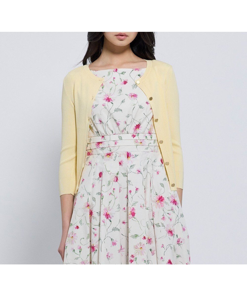 【トッカ/TOCCA】のSPRING TIME カーディガン インテリア・キッズ・メンズ・レディースファッション・服の通販 founy(ファニー) 　ファッション　Fashion　レディースファッション　Fashion for Women　トップス・カットソー　Cut & Sew Tops　カーディガン・羽織り　Layered Style Cardigans　イエロー　Yellow　インナー　Innerwear　春　Spring　カーディガン　Cardigan, Knitwear　コンパクト　Compact, Small Size　シンプル　Simple, Minimal　スプリング　Spring, Spring Collection　ドレープ　Drape, Draping Fabric　なめらか　Smooth, Silky Texture　人気　Popular, Best Seller　フィット　Fit, Slim Fit　フロント　Front, Front Design　ラベンダー　Lavender　リブニット　Rib Knit, Ribbed Knit　A/W・秋冬　Autumn/Winter　S/S・春夏　SS, Spring/Summer, Warm Season　おすすめ　Recommended / Our Picks　夏　Summer　エレガント 上品　Elegant　2026年　2026　イエロー系|ID: prp329100004862679 ipo3291000000036117629