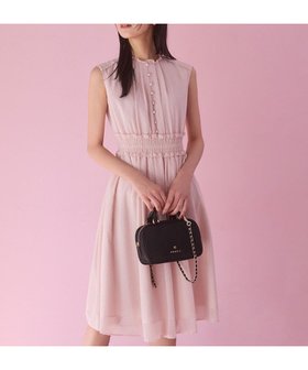 【トッカ/TOCCA】の【松木育未さん着用・WEB限定カラーあり】STEP IN PUDDLE ドレス 人気、トレンドファッション・服の通販 founy(ファニー) ファッション Fashion レディースファッション Fashion for Women ワンピース Dresses フォーマル・パーティードレス・結婚式用ドレス Elegant & Casual Dresses 春 Spring ギャザー Gathered, Ruffled コンパクト Compact, Small Size シフォン Chiffon, Lightweight Fabric シャーリング Shirring, Ruched ジャカード／ジャガード Jacquard, Woven Pattern ジョーゼット Georgette, Semi-Sheer Fabric ドット Polka Dot, Dot Pattern ドレス Dress, One-Piece S/S・春夏 SS, Spring/Summer, Warm Season 夏 Summer エレガント 上品 Elegant ビジネス 仕事 通勤 Business / Work / Commuting 2026年 2026 |ID:prp329100004862682