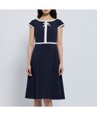 【トッカ/TOCCA】の【00サイズあり】RIBBON DUO ドレス 人気、トレンドファッション・服の通販 founy(ファニー) ファッション Fashion レディースファッション Fashion for Women ワンピース Dresses フォーマル・パーティードレス・結婚式用ドレス Elegant & Casual Dresses ドレス Dress, One-Piece フレア Flare, Flared フロント Front, Front Design メランジ Melange, Mixed Yarn リボン Ribbon, Bow A/W・秋冬 Autumn/Winter S/S・春夏 SS, Spring/Summer, Warm Season おすすめ Recommended / Our Picks 夏 Summer エレガント 上品 Elegant ビジネス 仕事 通勤 Business / Work / Commuting 2026年 2026 thumbnail ネイビー系|ID: prp329100004862684 ipo3291000000036117702