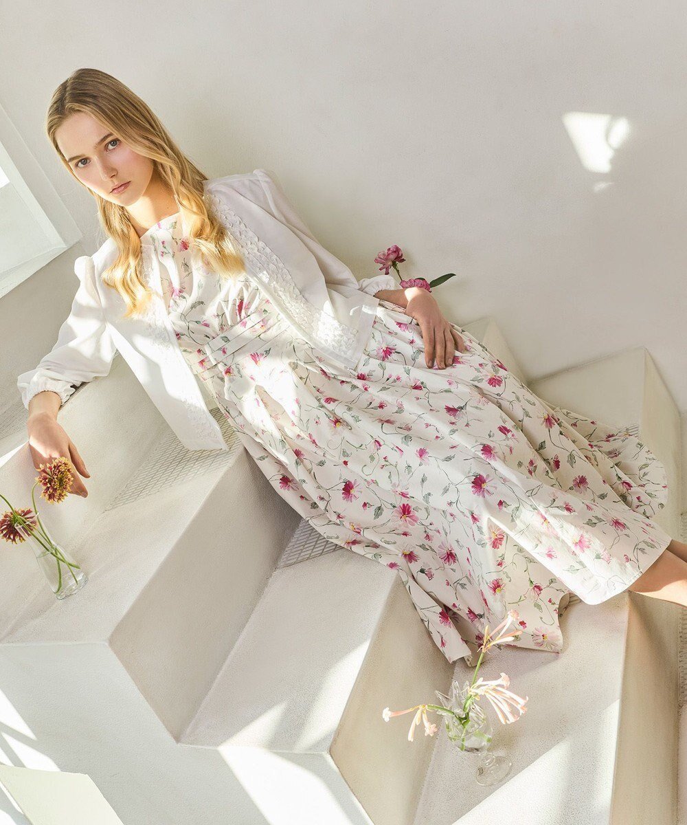 【トッカ/TOCCA】の【00サイズあり】FLORAL BLISS ドレス 人気、トレンドファッション・服の通販 founy(ファニー) 　ファッション　Fashion　レディースファッション　Fashion for Women　ワンピース　Dresses　フォーマル・パーティードレス・結婚式用ドレス　Elegant & Casual Dresses　シンプル　Simple, Minimal　デコルテ　Décolleté, Neckline　ドレス　Dress, One-Piece　ノースリーブ　Sleeveless, No-Sleeve　フィット　Fit, Slim Fit　フェミニン　Feminine, Girly　フラワー　Flower, Floral　プリント　Print, Printed Pattern　ラウンド　Round, Round Neck　A/W・秋冬　Autumn/Winter　S/S・春夏　SS, Spring/Summer, Warm Season　夏　Summer　エレガント 上品　Elegant　2026年　2026　 other-1|ID: prp329100004862685 ipo3291000000036117709